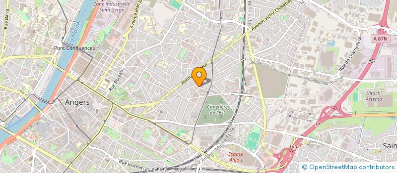 localisation de l'entreprise MONSIEUR AHMED MOHAMED LAMINE à ANGERS