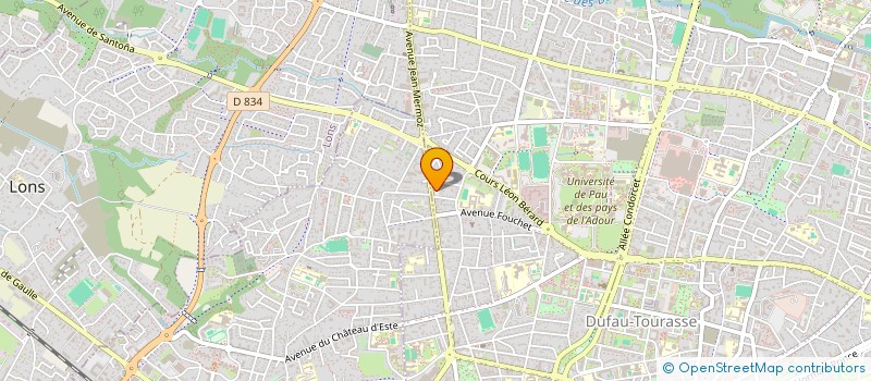 localisation de l'entreprise MONSIEUR AHMED MOHAMED MOHAMED à PAU