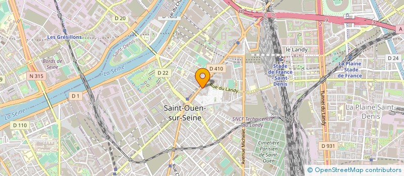localisation de l'entreprise MONSIEUR AHMED MOHAMMED MUSLEH à SAINT-OUEN-SUR-SEINE