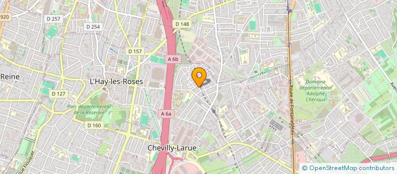 localisation de l'entreprise MONSIEUR AHMED MOHAMMEDI  L'HAY-LES-ROSES