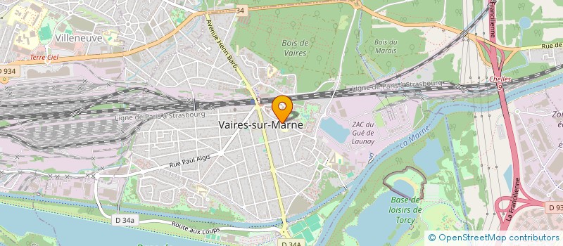 localisation de l'entreprise MONSIEUR AHMED MOSBAH  VAIRES-SUR-MARNE