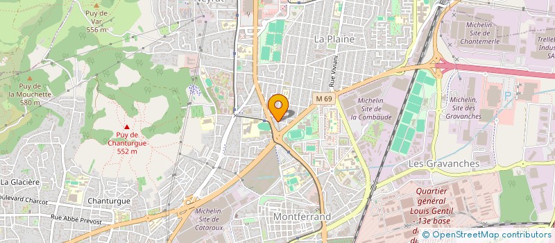 localisation de l'entreprise MONSIEUR AHMED MOSTEFA-SBA  CLERMONT-FERRAND