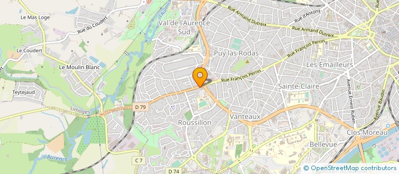 localisation de l'entreprise MONSIEUR AHMED MOUZAOUI à LIMOGES