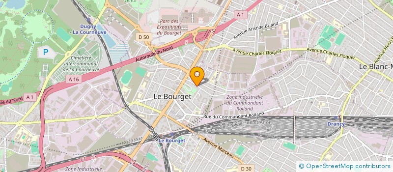 localisation de l'entreprise MONSIEUR AHMED MUBASSIR à LE BOURGET