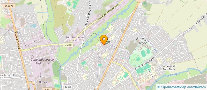 localisation de l'entreprise MONSIEUR AHMED MUJADIDI  BOURGES