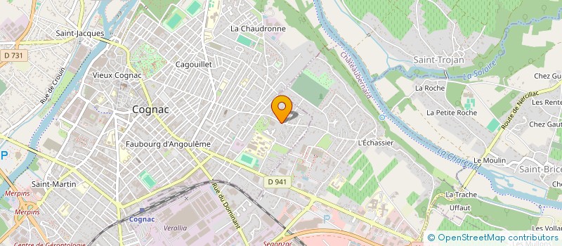 localisation de l'entreprise MONSIEUR AHMED NABHANI à COGNAC