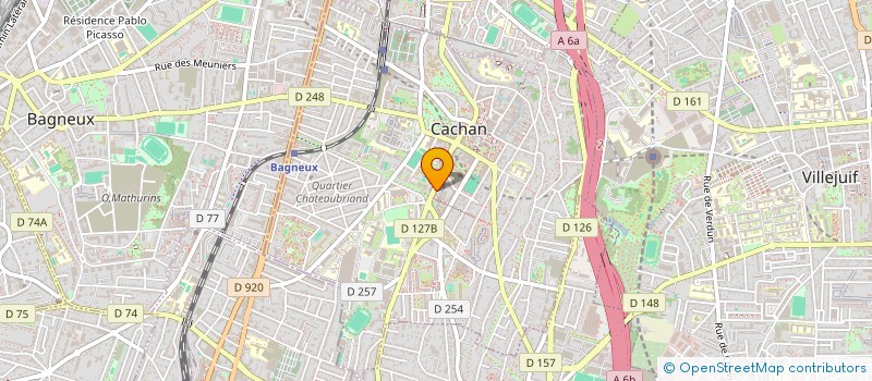localisation de l'entreprise MONSIEUR AHMED NADIR CHERQUI à CACHAN