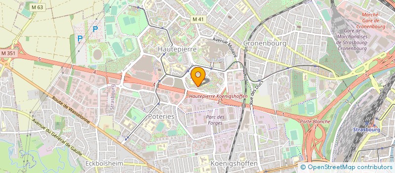 localisation de l'entreprise MONSIEUR AHMED NAGIA à STRASBOURG