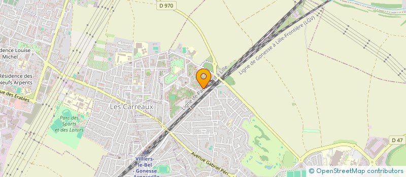 localisation de l'entreprise MONSIEUR AHMED NAGUEZ à GONESSE