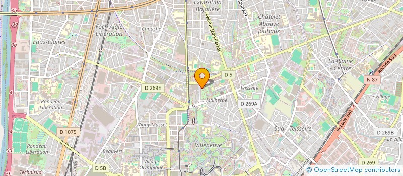 localisation de l'entreprise MONSIEUR AHMED NANOUE  GRENOBLE