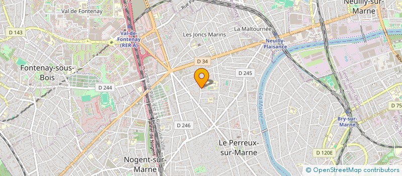 localisation de l'entreprise MONSIEUR AHMED NAOUI  LE PERREUX-SUR-MARNE