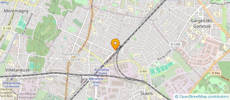 localisation de l'entreprise MONSIEUR AHMED NASEER à PIERREFITTE-SUR-SEINE