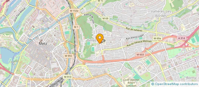 localisation de l'entreprise MONSIEUR AHMED NASIRI  METZ