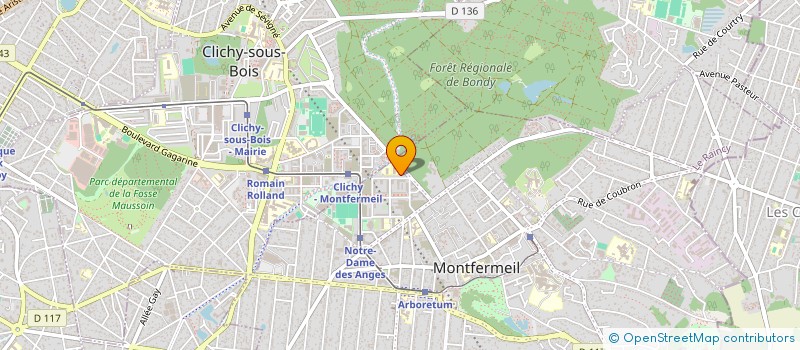 localisation de l'entreprise MONSIEUR AHMED NASRI  MONTFERMEIL