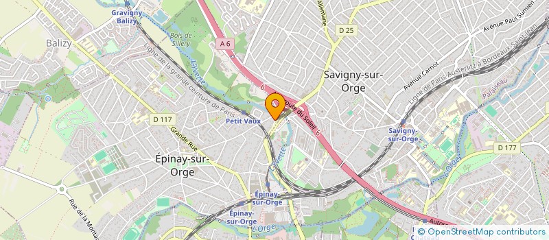 localisation de l'entreprise MONSIEUR AHMED-NASSIM MERABET  EPINAY-SUR-ORGE