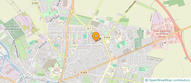 localisation de l'entreprise MONSIEUR AHMED NAZEF à AMIENS