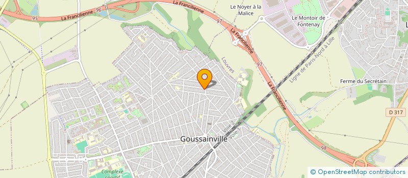 localisation de l'entreprise MONSIEUR AHMED NAZIR  GOUSSAINVILLE