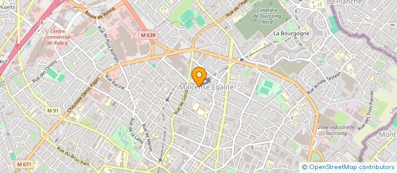 localisation de l'entreprise MONSIEUR AHMED NEGGAOUI  TOURCOING