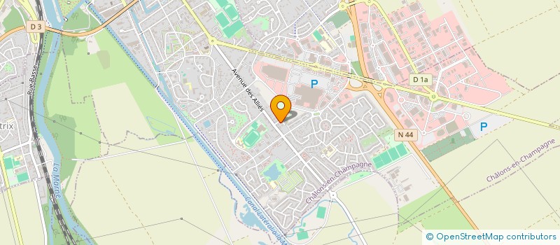 localisation de l'entreprise MONSIEUR AHMED NEKAZ  CHALONS-EN-CHAMPAGNE