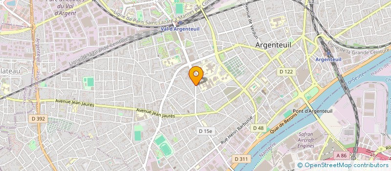 localisation de l'entreprise MONSIEUR AHMED NETTOUR  ARGENTEUIL