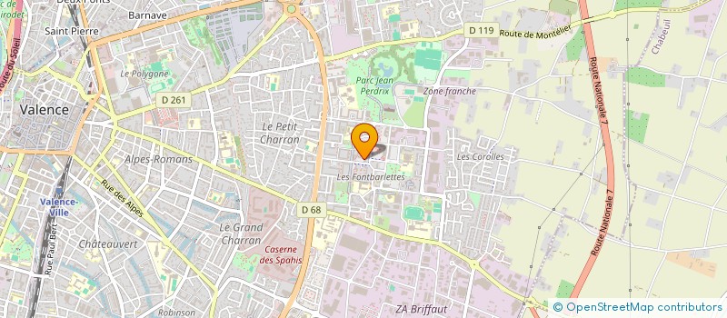 localisation de l'entreprise MONSIEUR AHMED NOUAI  VALENCE