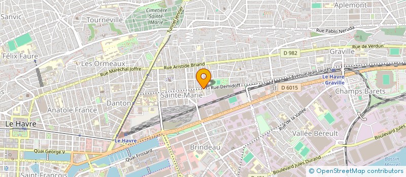 localisation de l'entreprise MONSIEUR AHMED NOUIRA  LE HAVRE