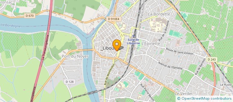 localisation de l'entreprise MONSIEUR AHMED NOURI  LIBOURNE