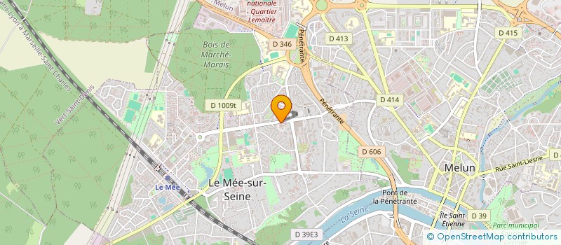 localisation de l'entreprise MONSIEUR AHMED OMER ADAM  LE MEE-SUR-SEINE