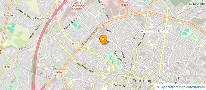 localisation de l'entreprise MONSIEUR AHMED OSMANI  TOURCOING
