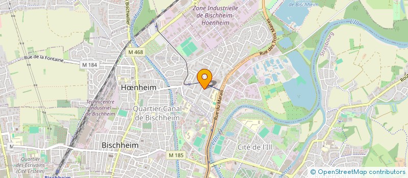 localisation de l'entreprise MONSIEUR AHMED OUALHAJI  HNHEIM