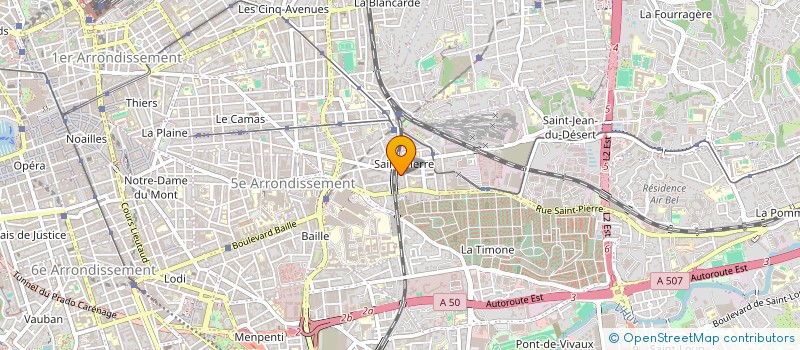 localisation de l'entreprise MONSIEUR AHMED OUALI  MARSEILLE