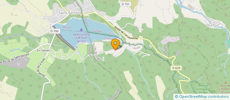 localisation de l'entreprise MONSIEUR AHMED OUALILI  LES BRUNELS