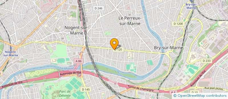 localisation de l'entreprise MONSIEUR AHMED OUAZARI à LE PERREUX-SUR-MARNE