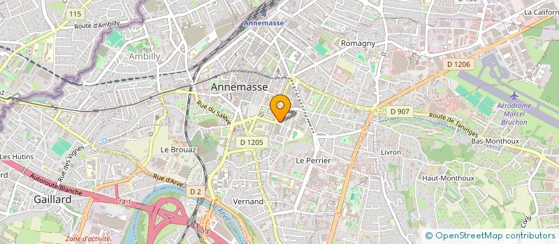 localisation de l'entreprise MONSIEUR AHMED OUESLATI  ANNEMASSE