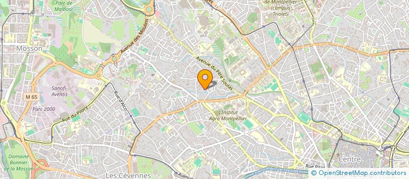 localisation de l'entreprise MONSIEUR AHMED OULAD-CHIKH à MONTPELLIER