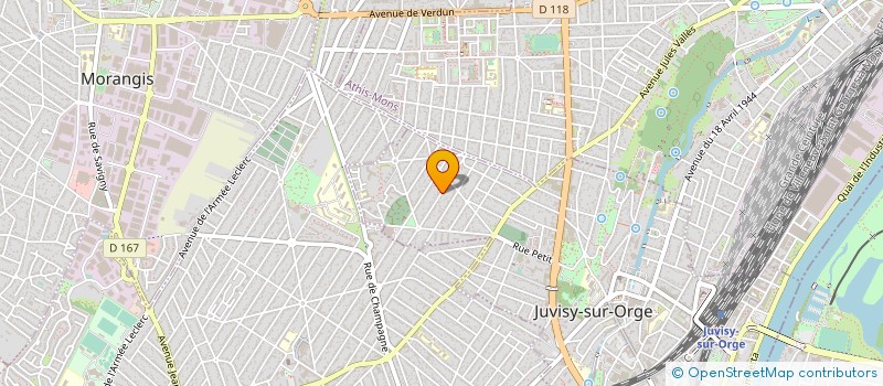 localisation de l'entreprise MONSIEUR AHMED OULBANI à JUVISY-SUR-ORGE