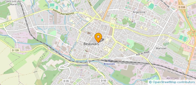 localisation de l'entreprise MONSIEUR AHMED OULD MOUSTAPHA  BEAUVAIS