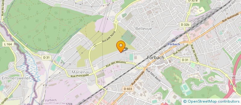 localisation de l'entreprise MONSIEUR AHMED OULDCHIKH  FORBACH