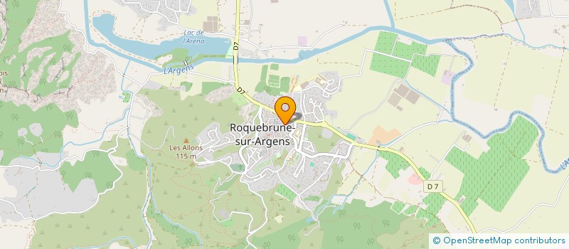 localisation de l'entreprise MONSIEUR AHMED OULED BEN CHRIF  ROQUEBRUNE-SUR-ARGENS