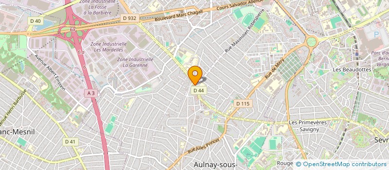localisation de l'entreprise MONSIEUR AHMED OUMAMMAR à AULNAY-SOUS-BOIS