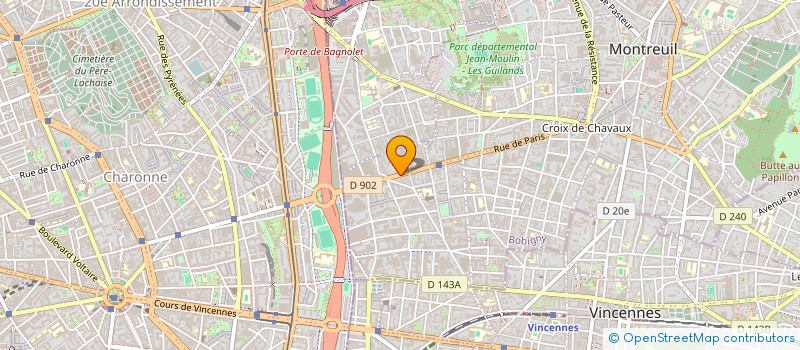 localisation de l'entreprise MONSIEUR AHMED OUSSAID à MONTREUIL
