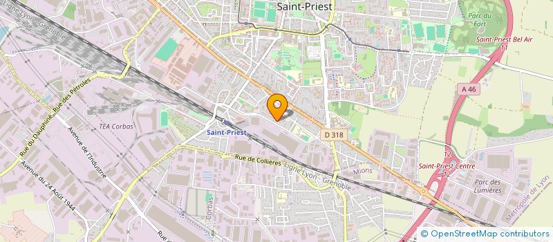 localisation de l'entreprise MONSIEUR AHMED OZ  SAINT-PRIEST