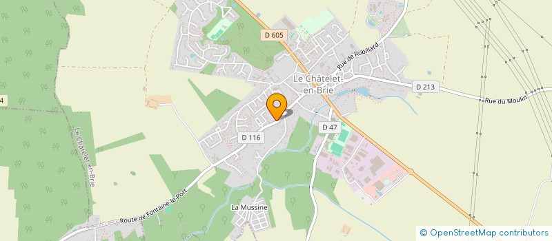 localisation de l'entreprise MONSIEUR AHMED PABEL  LE CHATELET-EN-BRIE