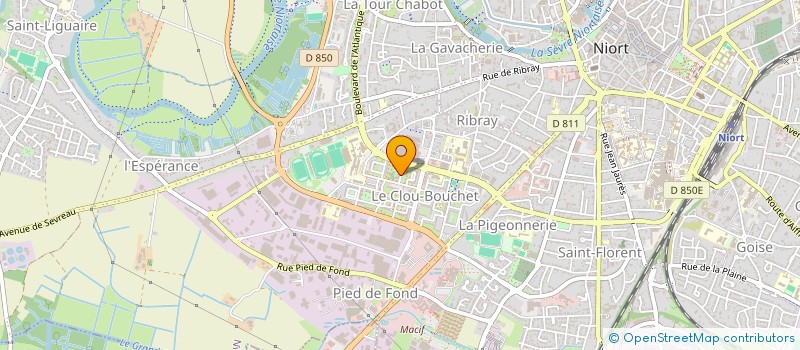 localisation de l'entreprise MONSIEUR AHMED QRONFLI  NIORT