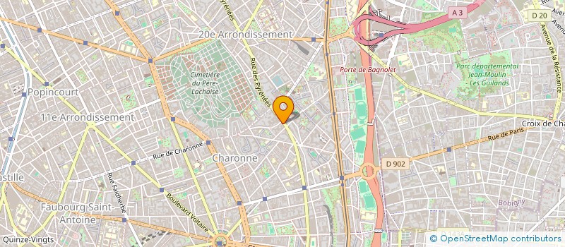 localisation de l'entreprise MONSIEUR AHMED-RACHED TAOUTI  PARIS