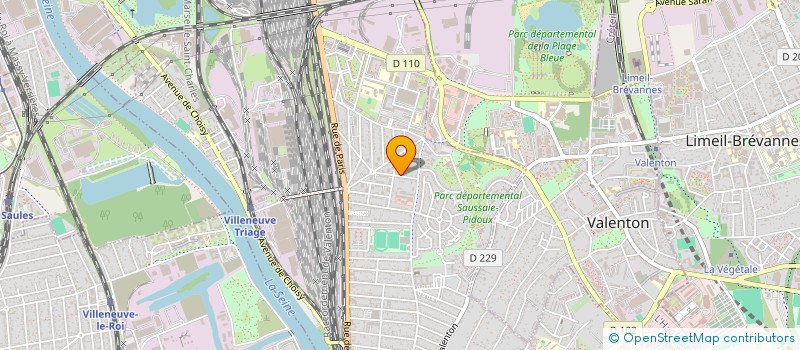 localisation de l'entreprise MONSIEUR AHMED RADJDI  VILLENEUVE-SAINT-GEORGES