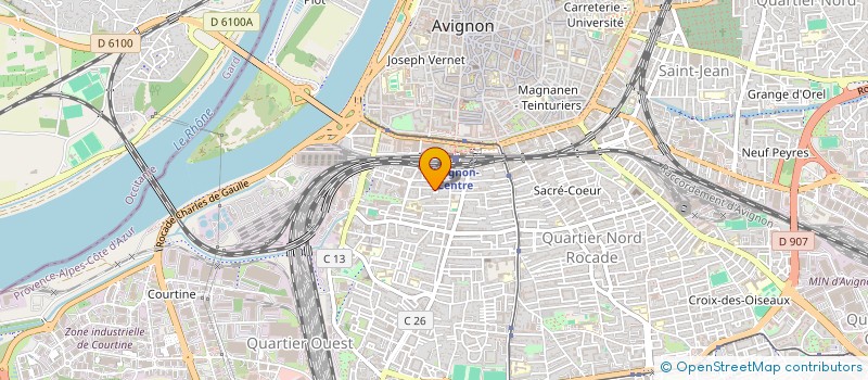 localisation de l'entreprise MONSIEUR AHMED RAHMANI à AVIGNON