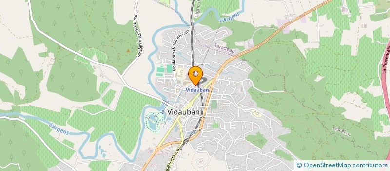 localisation de l'entreprise MONSIEUR AHMED RAHMOUNI  VIDAUBAN