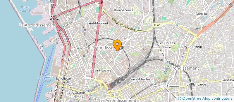 localisation de l'entreprise MONSIEUR AHMED RAHRAH  MARSEILLE