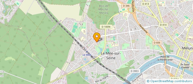 localisation de l'entreprise MONSIEUR AHMED RAJI  LE MEE-SUR-SEINE